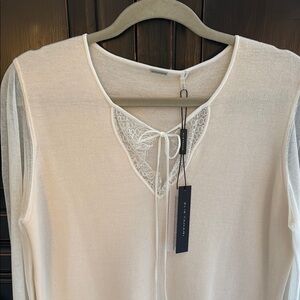 Elie Tahari Malia Sweater in Antique off-white